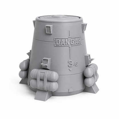 1/144 Scale G3 “DANGAR” Poison Gas Canister – High Detail 3D Printed Anime Prop for Gunpla